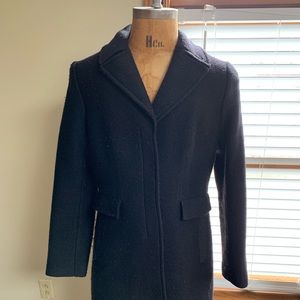 BR Black winter knee length coat